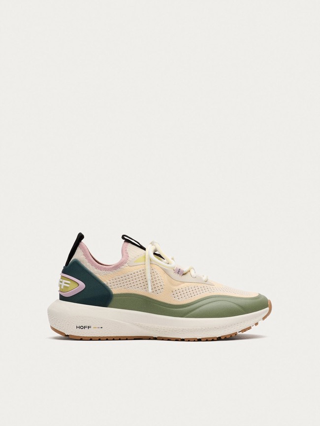 Beige / Green Hoff Beat Women Sneakers | 07IUQTCFE