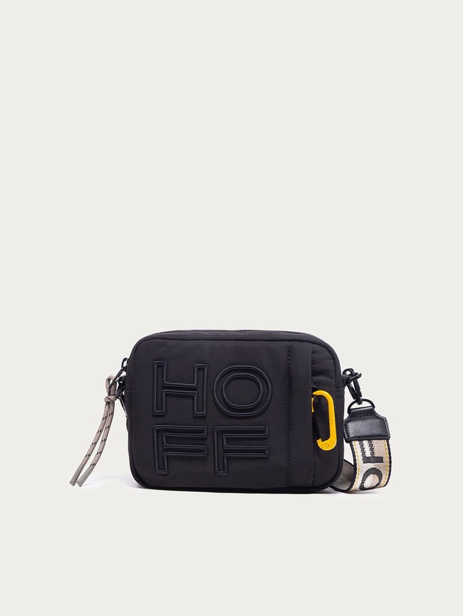 Black Hoff Nylon Bridge Women Bags | 56HZBLJRV
