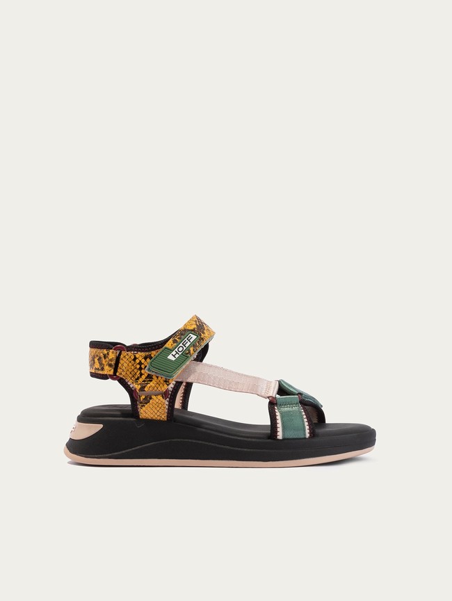 Black Hoff Palawan Women Sandals | 56UWJZRXC