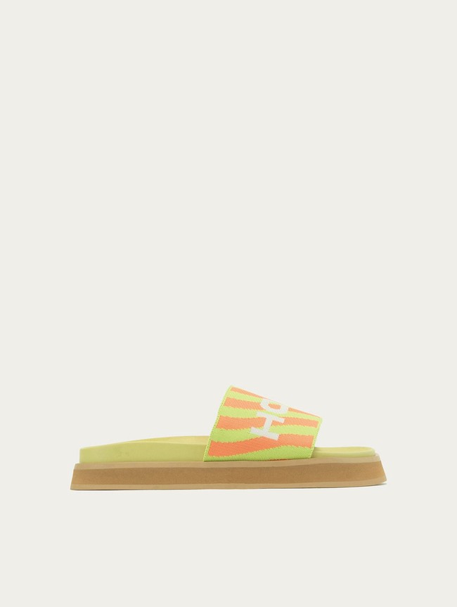 Green / Orange Hoff Park Women Sandals | 04HLGYKTU