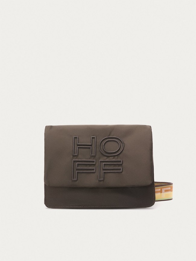 Grey Hoff Nylon Gallery Chocolate Women Bags | 56VSHBNOP
