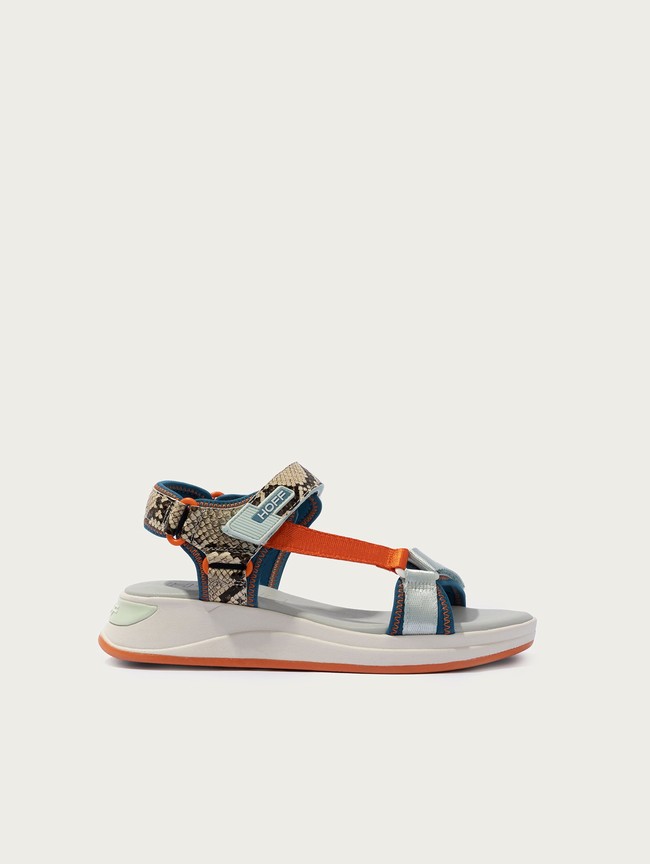 Grey / Orange Hoff Seychelles Women Sandals | 98HATSUMC