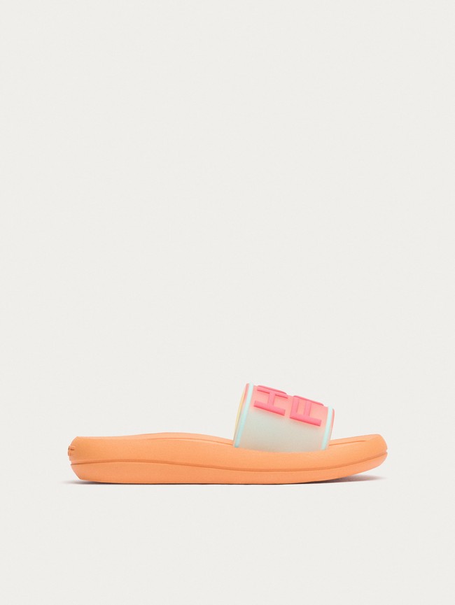 Orange Hoff Beach Women Sandals | 80UYCHZDX