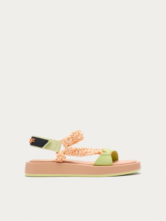 Orange / Green Hoff Camel Festival Women Sandals | 51XRNISPM