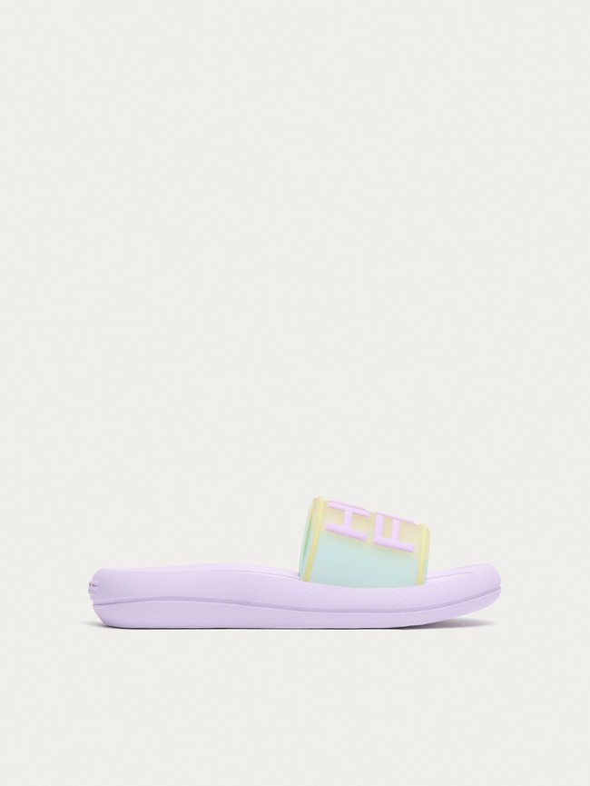 Purple Hoff Beach Lila Women Sandals | 41MUDHFQP