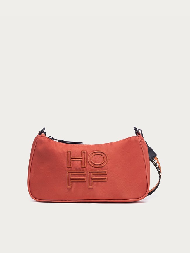 Red Hoff Baguette Nylon Salon Terracotta Women Bags | 85TVOAEWX